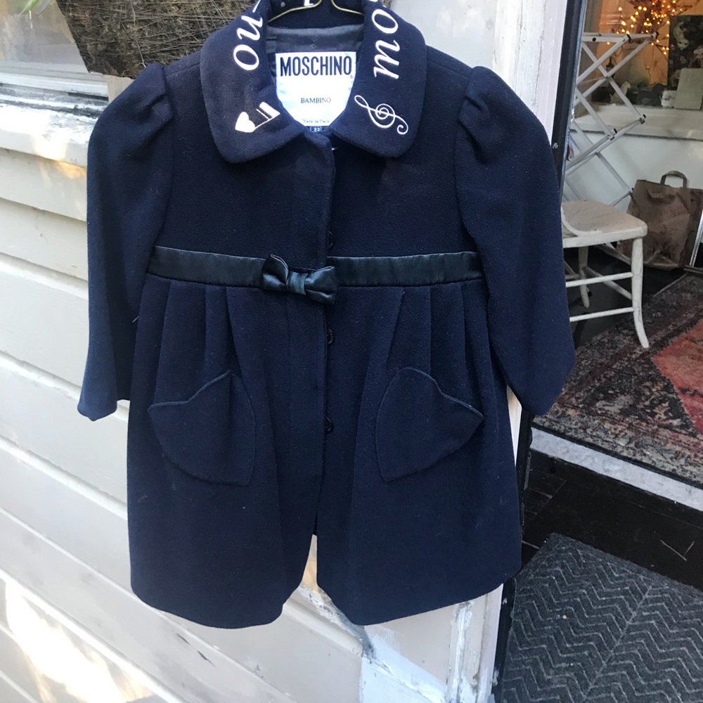 Moshchino  bambino designer 3 Toddler wool coat baby